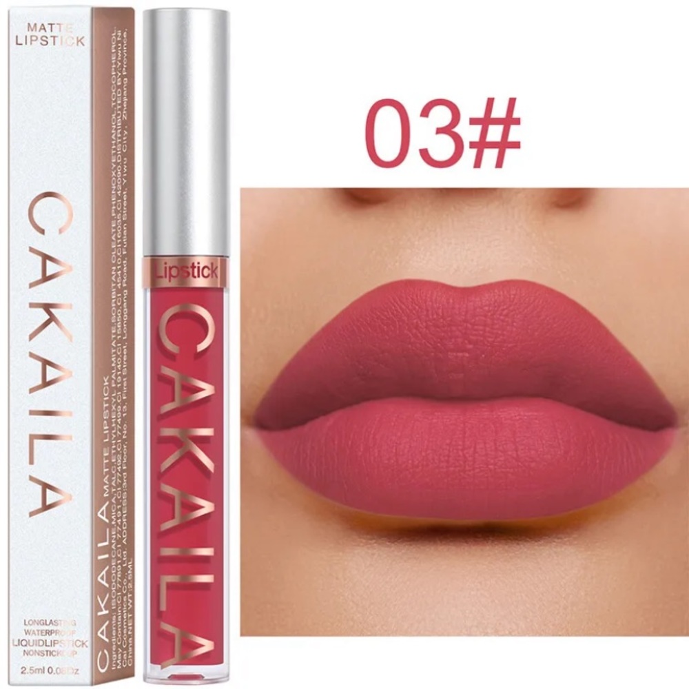 Lip Gloss Liquid Lipstick Matte Waterproof Long Lasting Lipgloss